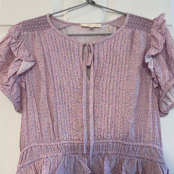 LOVESHACKFANCY Toto Ruffle Dress size Large - Picture 3 of 16